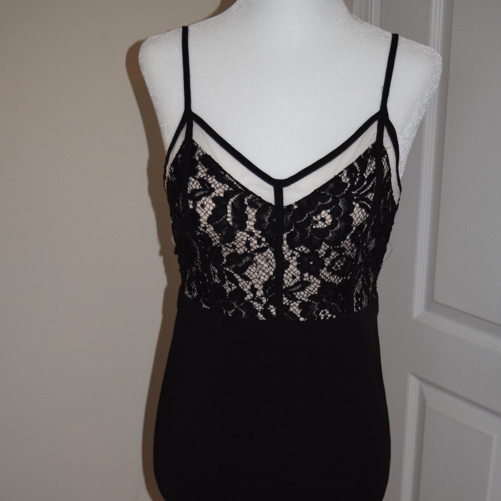 Forever 21 Black and Beige Lace dress